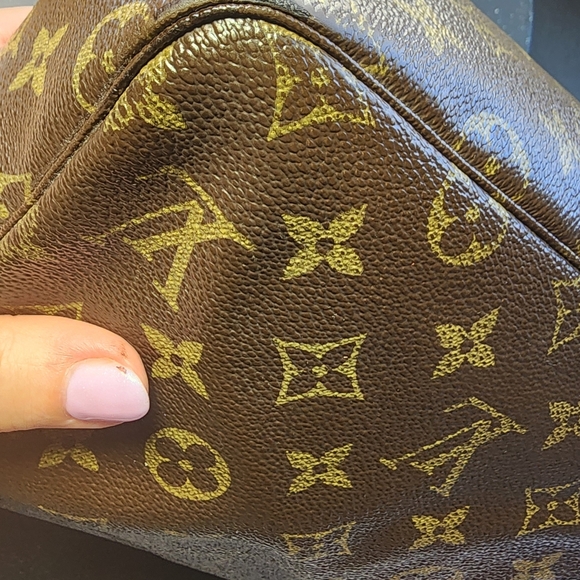 Louis Vuitton Trousse Toiletry Pouch Monogram 23 Brown Clutch GUC - Picture 5 of 15